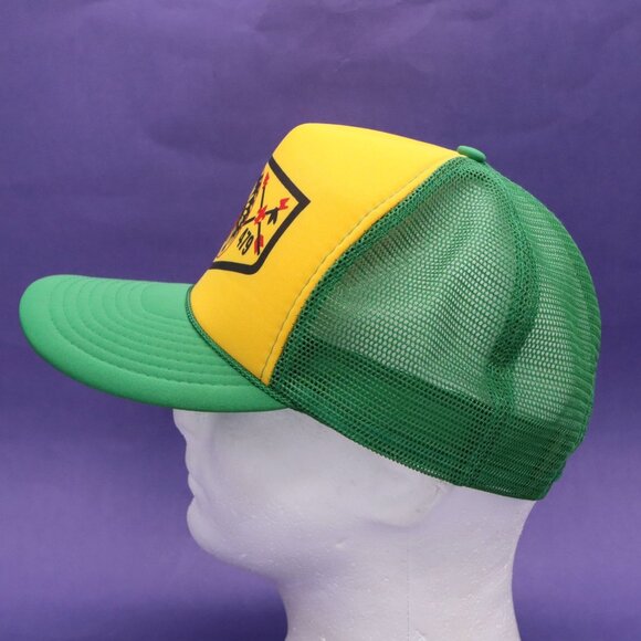 Mint Vintage Quinipissa Lodge BSA Nissin Rope Trucker Hat Mesh Snap Back Taiwan - Picture 4 of 9